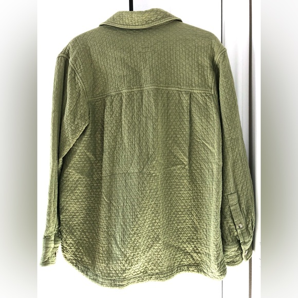 Madewell Sage Green Quilted Utility Jacket - Picture 6 of 6